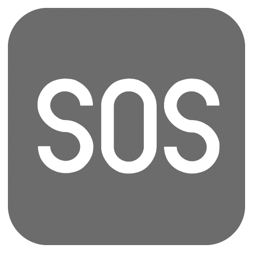 Emoticono de la señal de S.O.S.