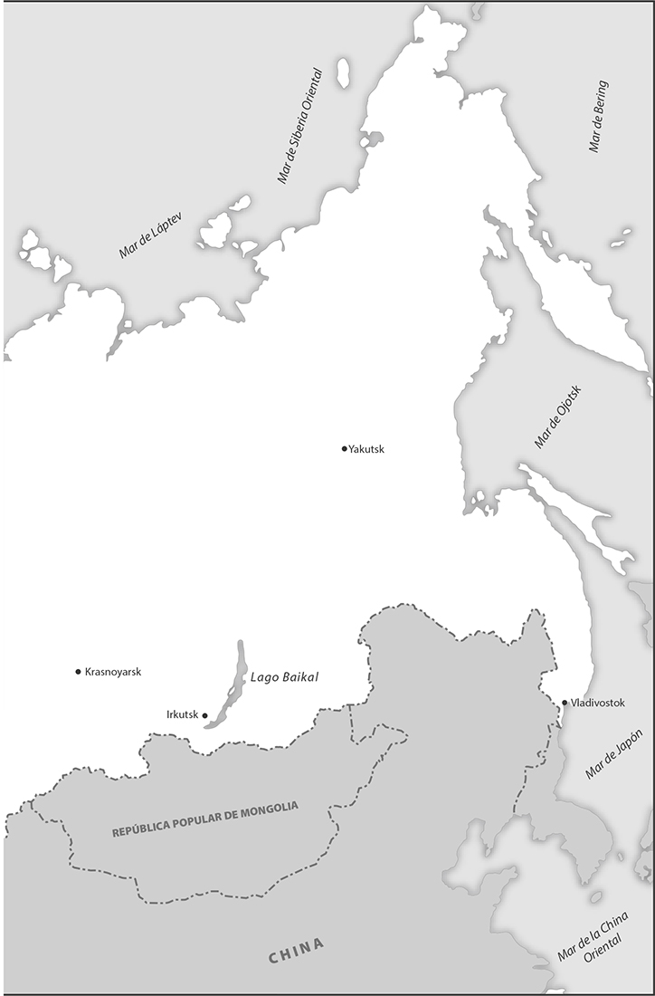 Segunda parte (derecha) del mapa de la Unión Soviética, enero de 1924