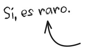 Sí, es raro