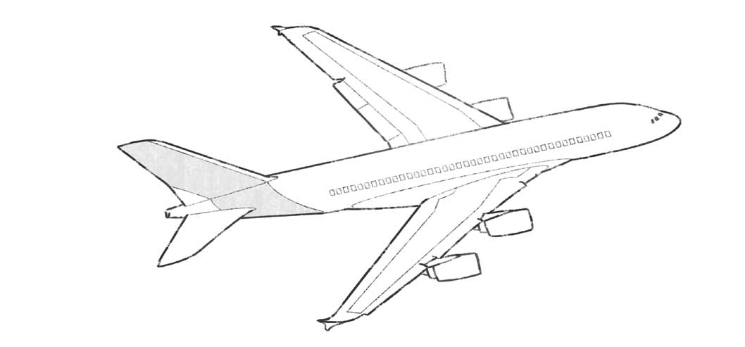 Ilustració de un avió.